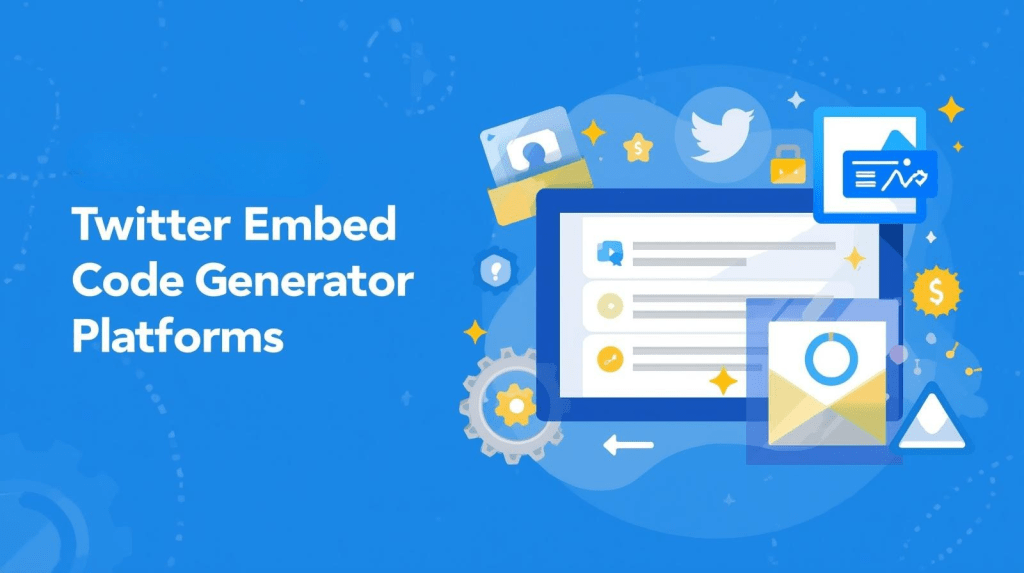 twitter embed code generator platforms